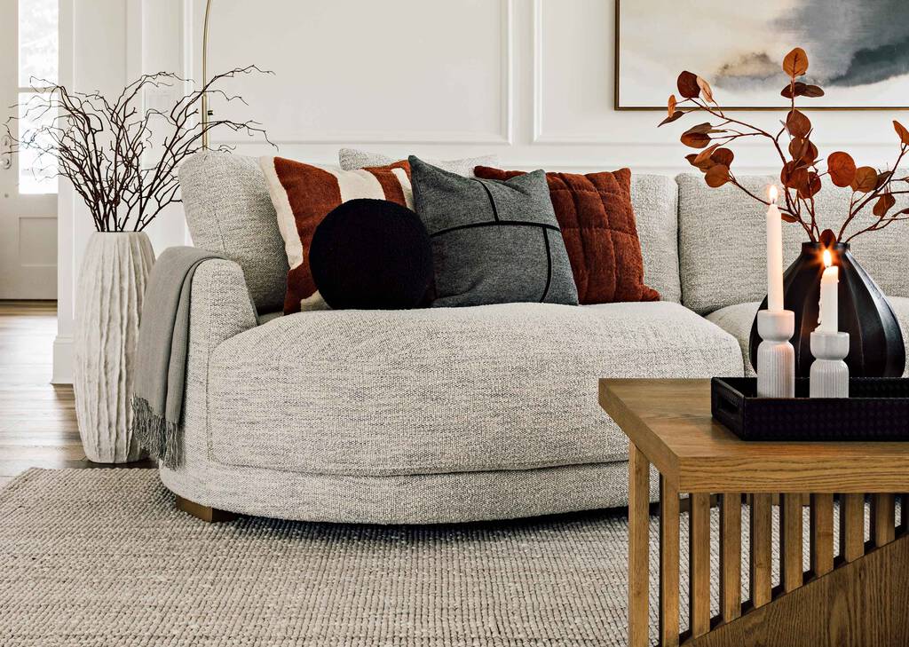 Anderson Sofa Chaise -Luly Pepper, LCF