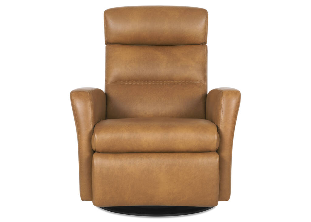 Jasper Leather Recliner -Sol Amber