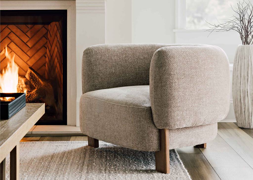 Yara Armchair -Cove Linen