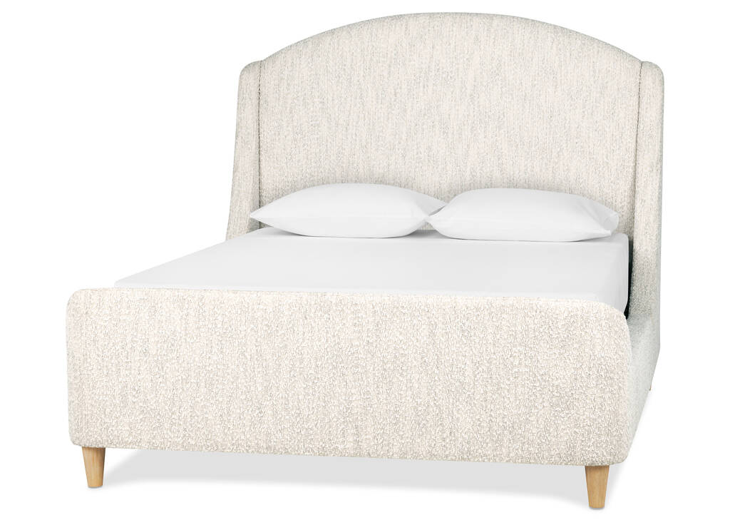 Saracino Bed -Zell Pearl, QUEEN