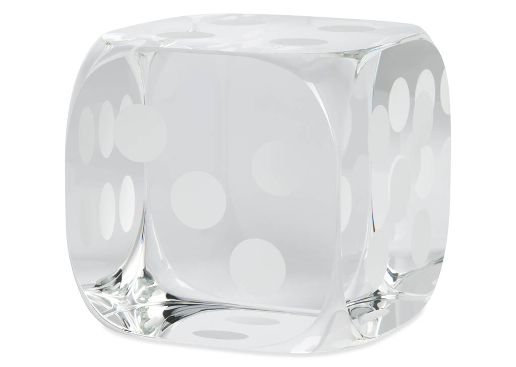 Dice Decor Clear