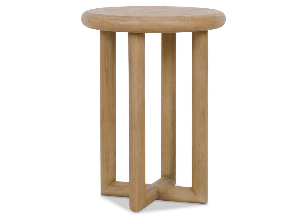 Jayman Round Side Table -Cava Sesame