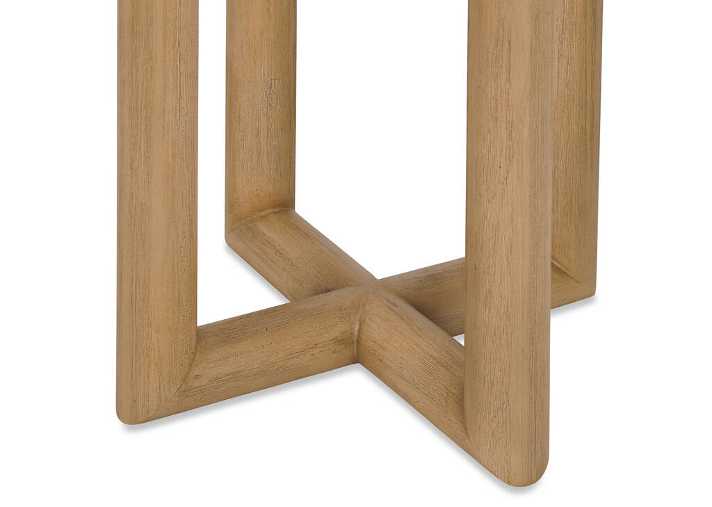 Jayman Round Side Table -Cava Sesame