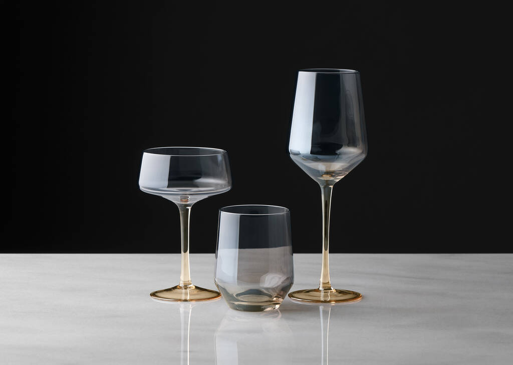 Abie Glass Amber/Grey Collection