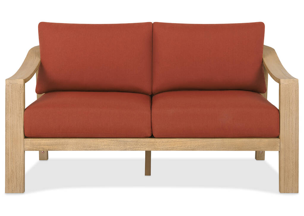 Tulum Outdoor Loveseat -Rust