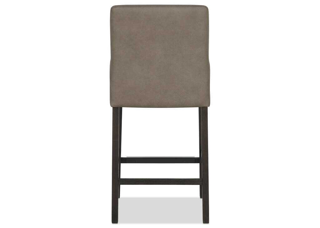 Maurizio Lthr Counter Stool -Torino Ash