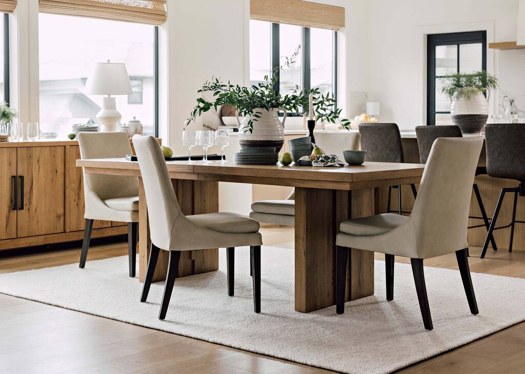 Maurizio Lthr Dining Chair -Torino Dune