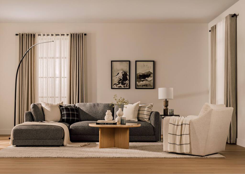 Mila Modular 3-Piece Loveseat Chaise