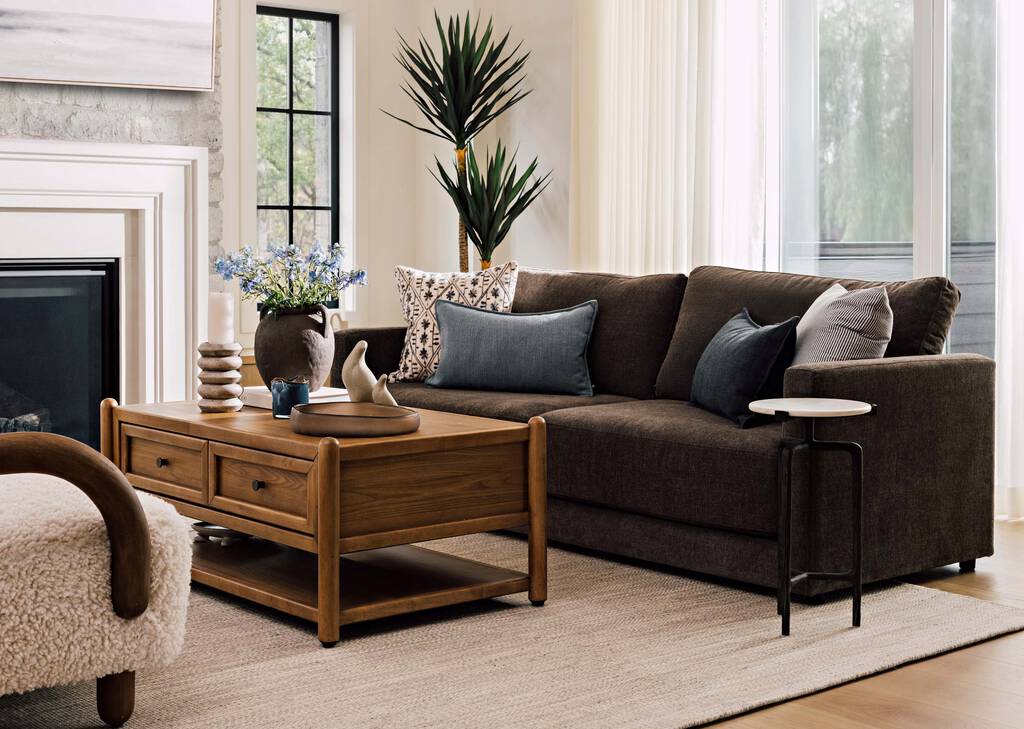 Adley Sofa -Nirvana Truffle