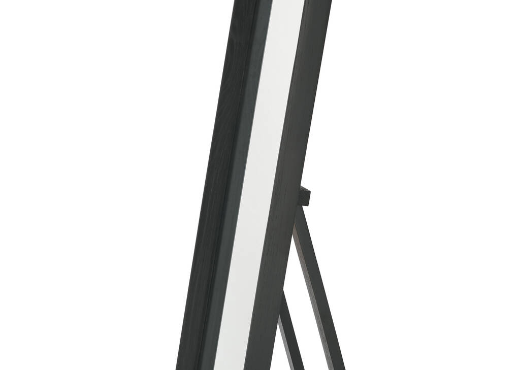 Ruben Standing Oak Mirror Black