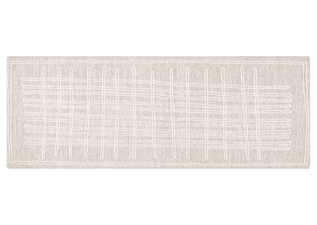 Nichols Wool Runner 30x84 Grey/Ivory