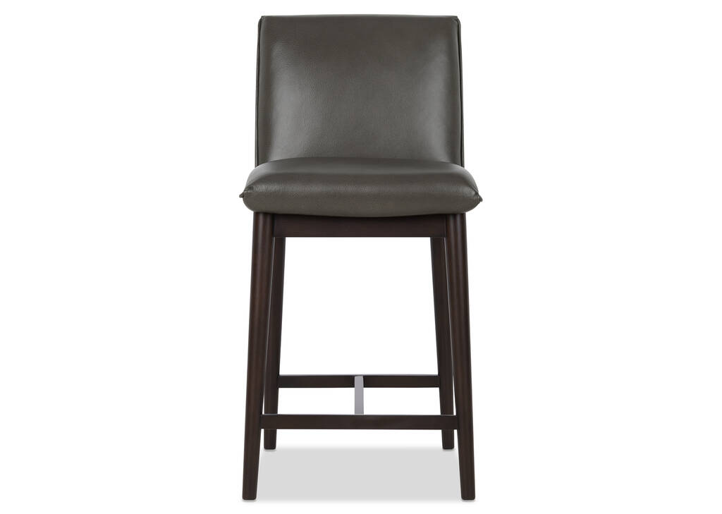 Esmae Leather Counter Stool -Reede Char